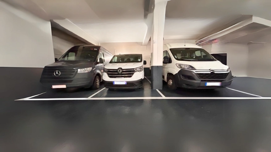 parkplatz für lieferwagen paris